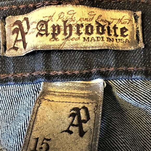 APHRODITE Straight Leg Embellished Pocket Jean  15 - Picture 10 of 11